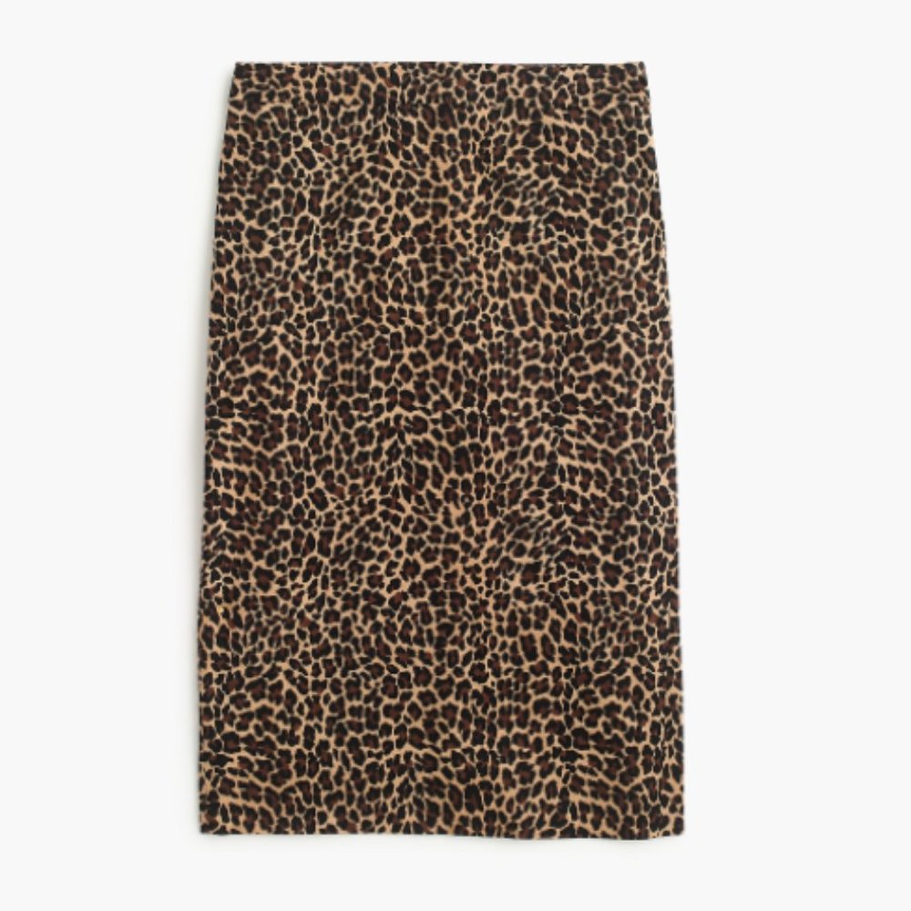 J. Crew No. 2 Pencil Skirt in Bi-Stretch Cotton, Size 4